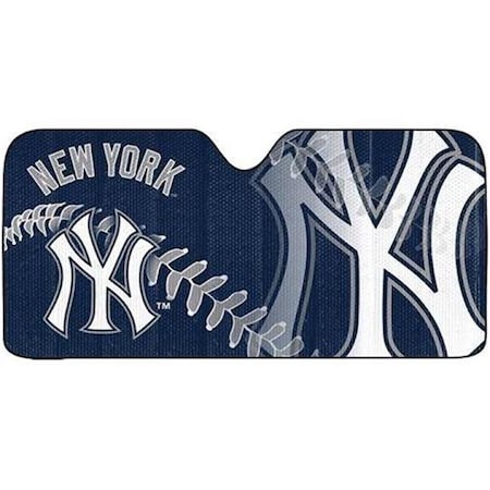 Caseys New York Yankees Auto Sun Shade 59x27 8162086820